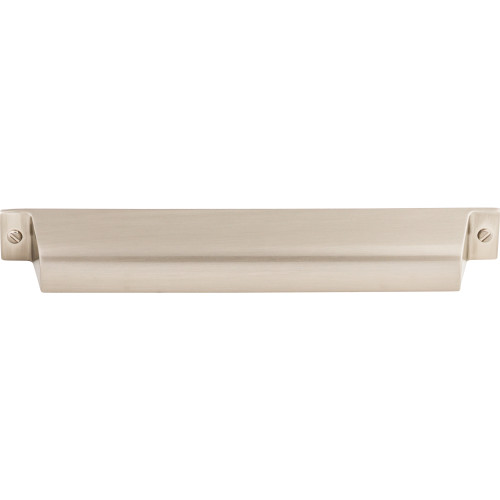 Top Knobs, Barrington, Channing, 7" Cup Pull, Brushed Satin Nickel