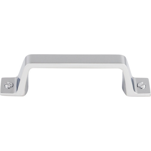 Top Knobs, Barrington, Channing, 3" Straight Pull, Polished Chrome