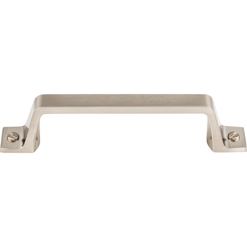 Top Knobs, Barrington, Channing, 3 3/4" (96mm) Straight Pull, Brushed Satin Nickel