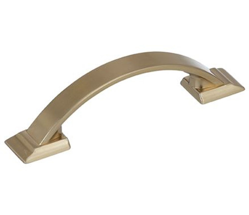 Amerock, Candler, 3" Curved Pull, Golden Champagne