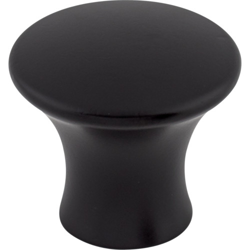 Top Knobs, Mercer, Oculus, 1 1/8" Round Knob, Flat Black