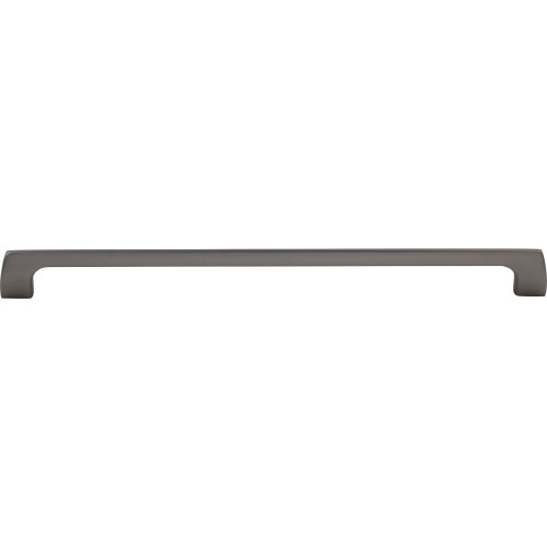 Top Knobs, Mercer, Holland, 12" (305mm) Straight Pull, Ash Gray