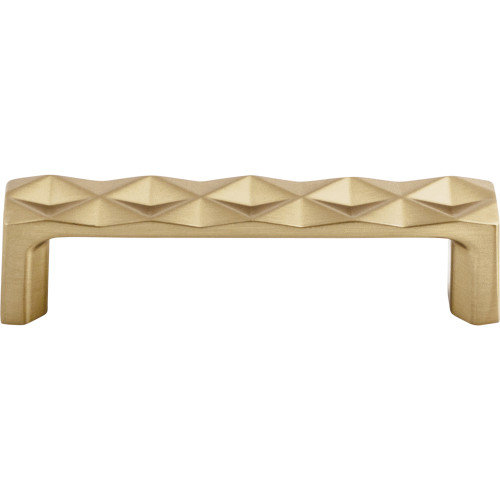 Top Knobs, Mercer, Quilted, 3 3/4" (96mm) Straight Pull, Honey Bronze