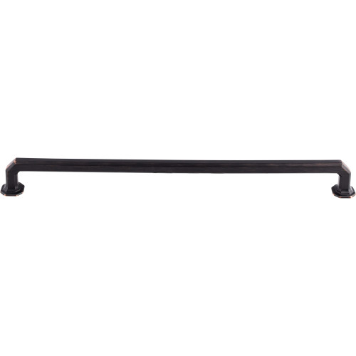 Top Knobs, Chareau, Emerald, 12" (305mm) Straight Pull, Tuscan Bronze