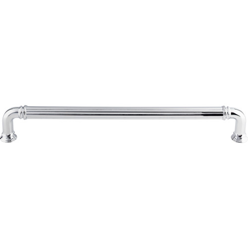 Top Knobs, Chareau, Reeded, 12" (305mm) Appliance Pull, Polished Chrome