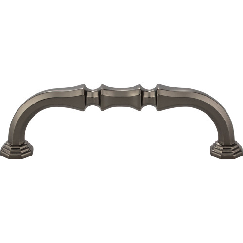 Top Knobs, Chareau, Chalet, 3 3/4" (96mm) Straight Pull, Ash Gray