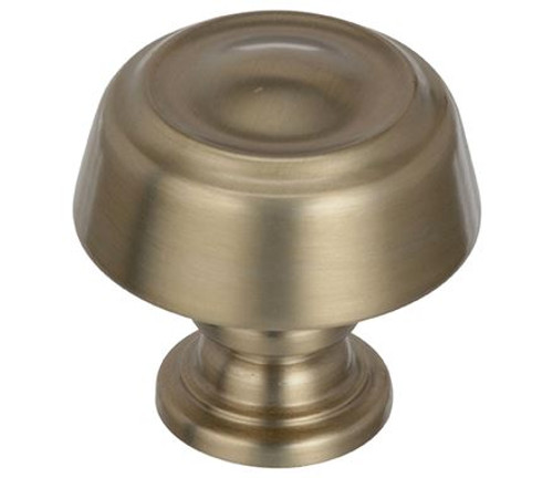 Amerock, Kane, 1 3/16" (30mm) Round Knob, Golden Champagne Amerock, Kane, 1 3/16" (30mm) Round Knob, Golden Champagne