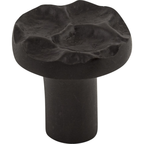 Top Knobs, Cobblestone, 1 1/8" Round Knob, Coal Black