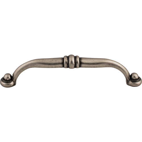 Top Knobs, Somerset, Voss, 5 1/16" (128mm) Curved Pull, Pewter Antique