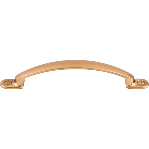 Top Knobs, Somerset, Arendal, 5 1/16" (128mm) Curved Pull, Brushed Bronze