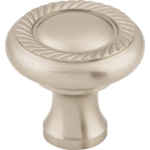 Top Knobs, Somerset, 1 1/4" Swirl Cut Round Knob, Brushed Satin Nickel