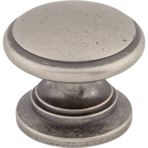 Top Knobs, Somerset, 1 1/4" Ray Round Knob, Pewter Antique