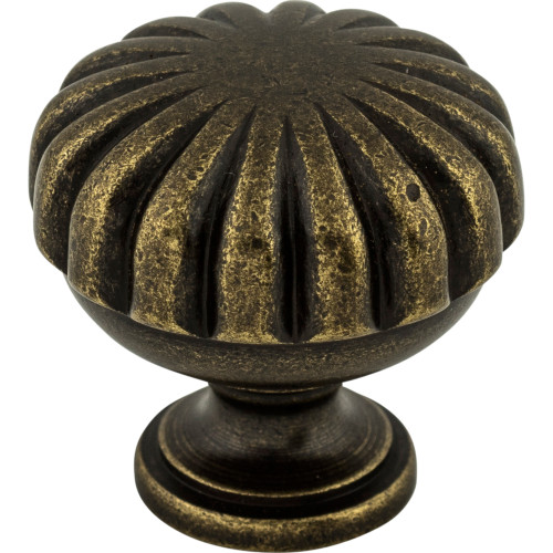 Top Knobs, Somerset, 1 1/4" Melon Round Knob, German Bronze