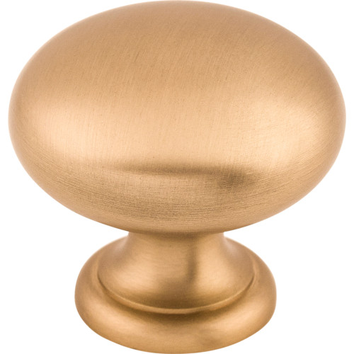 Top Knobs, Somerset, 1 1/4" Mushroom Round Knob, Brushed Bronze