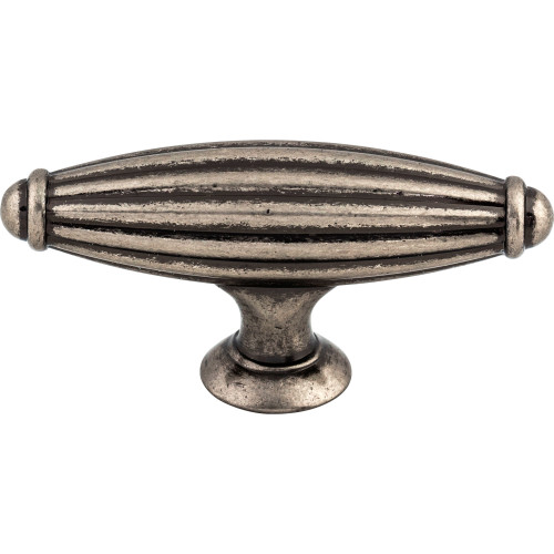 Top Knobs, Tuscany, 2 5/8" Pull Knob, Pewter Antique