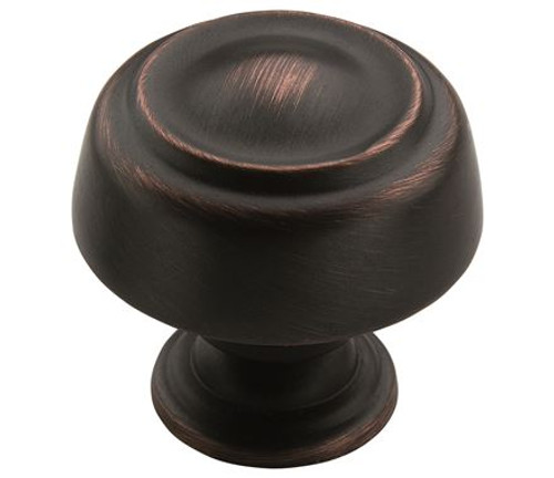 Amerock, Kane, 1 5/8" (41mm) Round Knob, Oil Rubbed Bronze