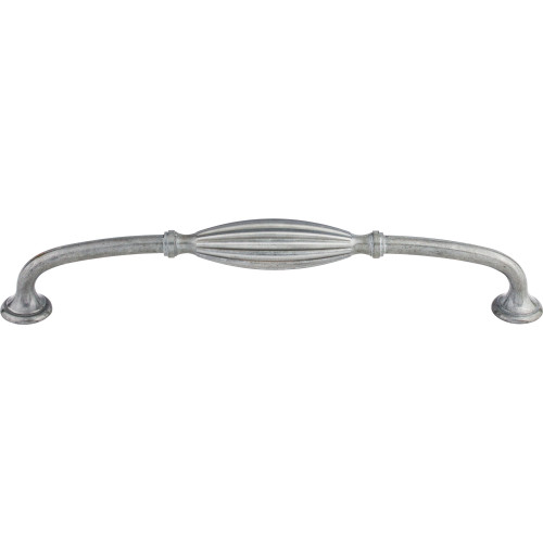 Top Knobs, Tuscany, 8 13/16" (224mm) Curved Pull, Pewter Light