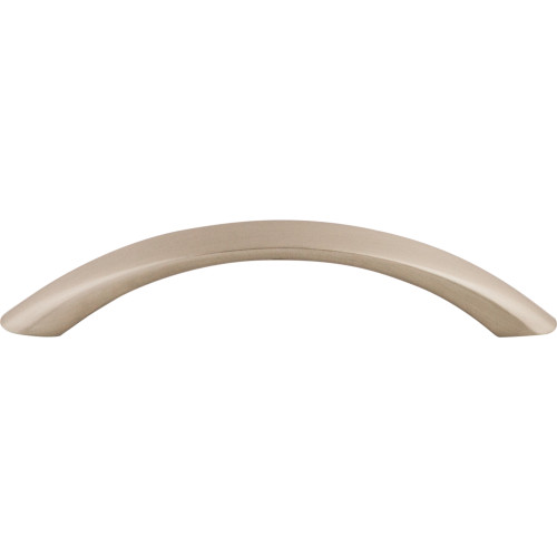 Top Knobs, Nouveau, Bow, 3 3/4" (96mm) Curved Pull, Brushed Satin Nickel