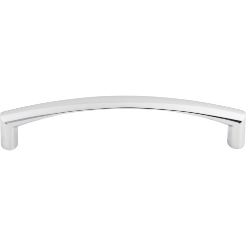 Top Knobs, Nouveau, Griggs, 5 1/16" (128mm) Curved Pull, Polished Chrome