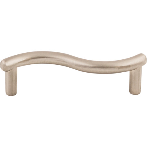 Top Knobs, Nouveau, Spiral, 3" Straight Pull, Brushed Satin Nickel