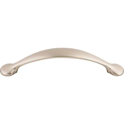 Top Knobs, Nouveau, 5 1/16" (128mm) Honeyman Curved Pull, Brushed Satin Nickel