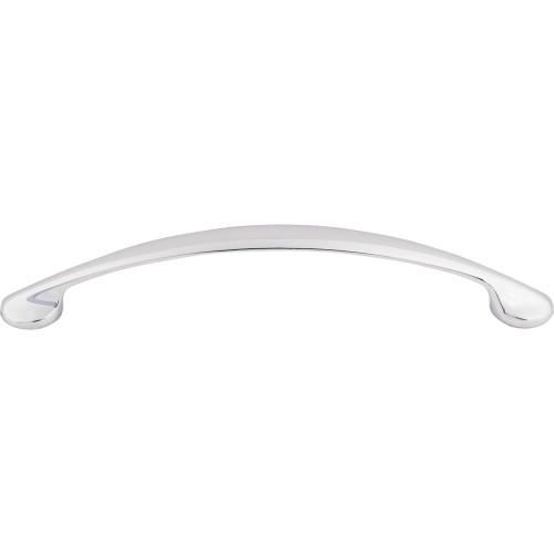 Top Knobs, Nouveau, 5 1/16" (128mm) Mandal Curved Pull, Polished Chrome