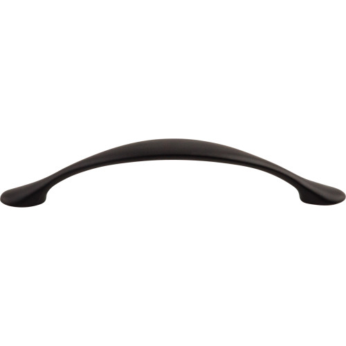 Top Knobs, Nouveau, Hartford, 3 3/4" (96mm) Curved Pull, Flat Black