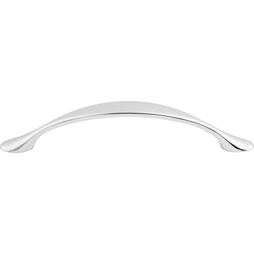 Top Knobs, Nouveau, Hartford, 5 1/16" (128mm) Curved Pull, Polished Chrome