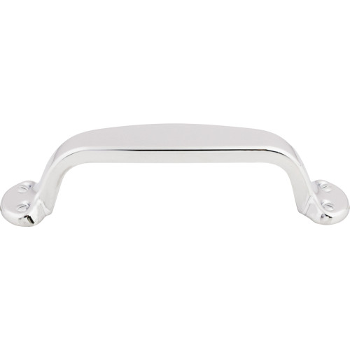 Top Knobs, Nouveau II, Trunk, 3 3/4" (96mm) Straight Pull, Polished Chrome