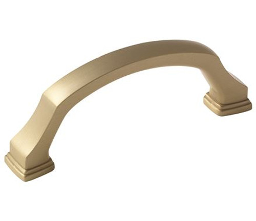 Amerock, Revitalize, 3" Curved Pull, Golden Champagne
