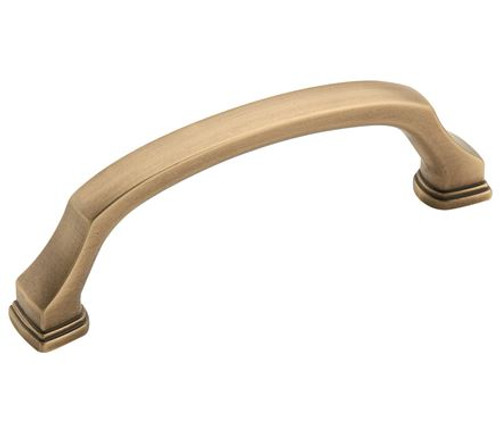 Amerock, Revitalize, 3 3/4" (96mm) Curved Pull, Gilded Bronze