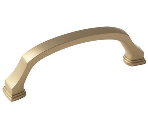 Amerock, Revitalize, 3 3/4" (96mm) Curved Pull, Golden Champagne