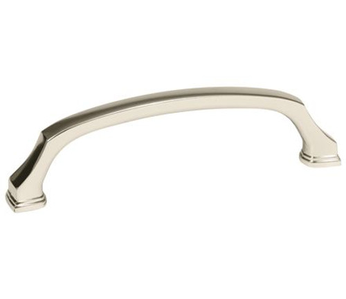 Amerock, Revitalize, 5 1/16" (128mm) Curved Pull, Polished Nickel
