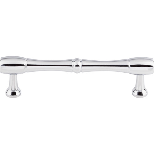 Top Knobs, Nouveau, 3 3/4" (96mm) Bamboo Appliance Pull, Polished Chrome