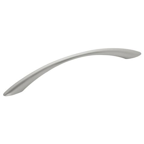 Belwith Hickory, Metropolis, 6 5/16" (160mm) Bow Pull, Satin Nickel
