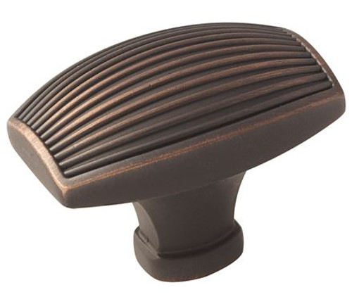 Amerock, Sea Grass, 1 3/4" Rectangle Knob, Oil Rubbed Bronze