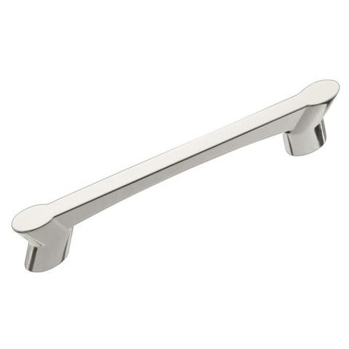 Belwith Hickory, Wisteria, 3 3/4" (96mm) Straight Pull, Polished Nickel