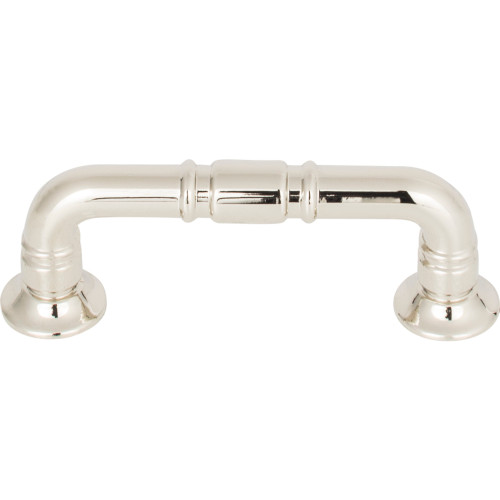 Top Knobs, Grace, Kent, 3" Straight Pull, Polished Nickel
