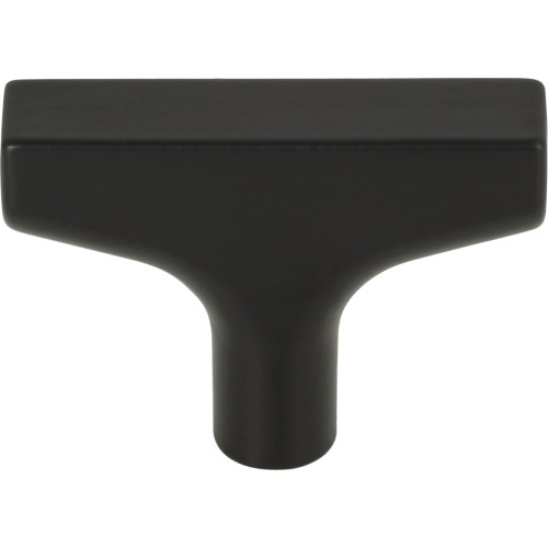 Top Knobs, Grace, Riverside, 2" T- Knob, Flat Black