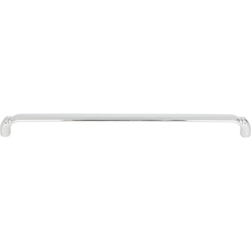 Top Knobs, Grace, Pomander, 12" (305mm) Curved Pull, Polished Chrome