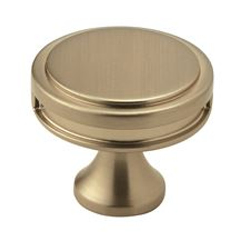 Amerock, Oberon, 1 3/8" (35mm) Round Knob, Golden Champagne