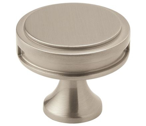 Amerock, Oberon, 1 3/8" (35mm) Round Knob, Satin Nickel