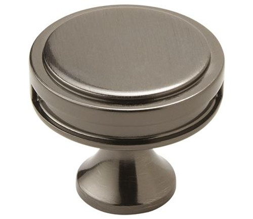 Amerock, Oberon, 1 3/8" (35mm) Round Knob, Gunmetal