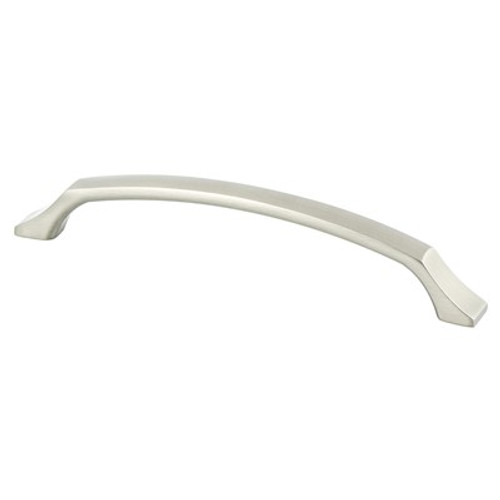 Berenson, Epoch Edge, 6 5/16" (160mm) Curved Pull, Brushed Nickel