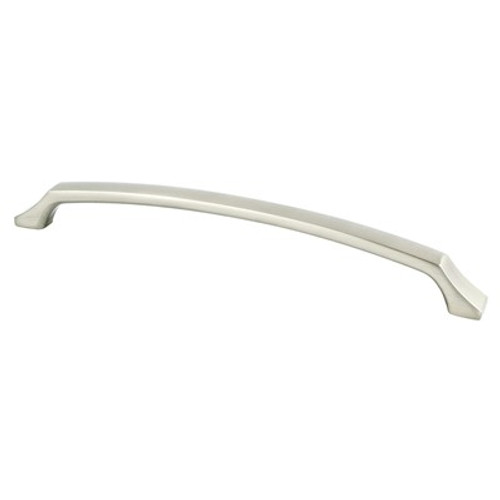 Berenson, Epoch Edge, 8 13/16" (224mm) Curved Pull, Brushed Nickel