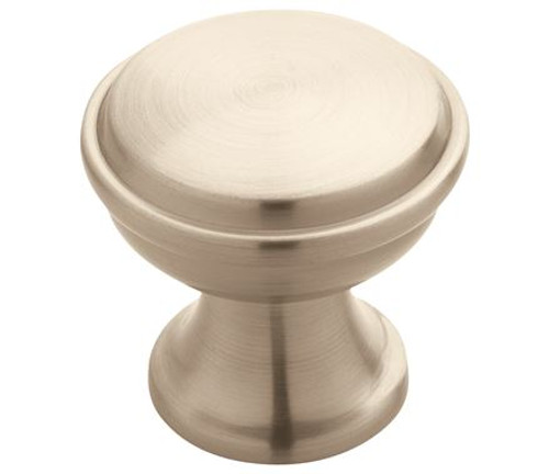 Amerock, Westerly, 1 3/16" (30mm) Round Knob, Satin Nickel