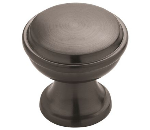 Amerock, Westerly, 1 3/16" (30mm) Round Knob, Graphite