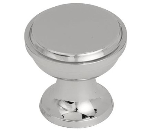 Amerock, Westerly, 1 3/16" (30mm) Round Knob, Polished Nickel