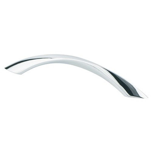 Berenson, Contemporary Advantage Five, 5 1/16" (128mm) Twisted Curved Pull, Polished Chrome