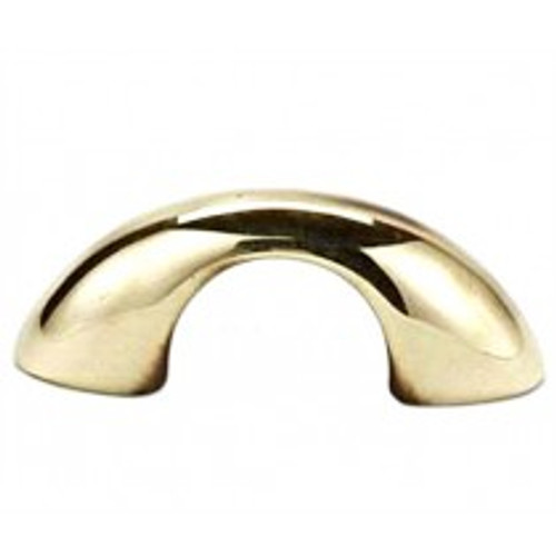 Alno, C855 Series, 1 1/2" Curved Pull, Polished Antique